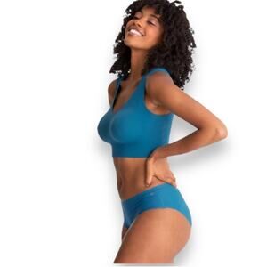 Evelyn Bobbie The Defy Bra in Lagoon Blue size XS NEW